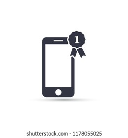 Pictograph of award  vector icon