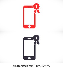 Pictograph of award  vector icon