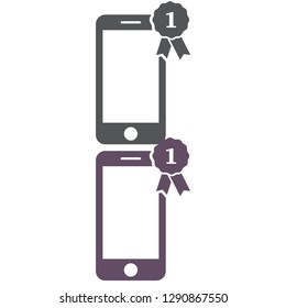 Pictograph of award  vector icon