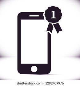 Pictograph of award  vector icon