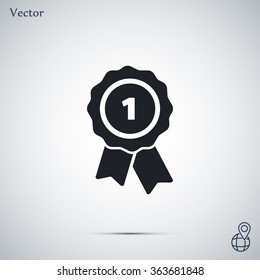 Pictograph of award vector icon