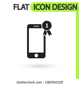 Pictograph of award  vector icon , lorem ipsum Flat design