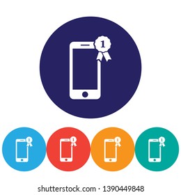 Pictograph of award  vector icon , lorem ipsum Flat design