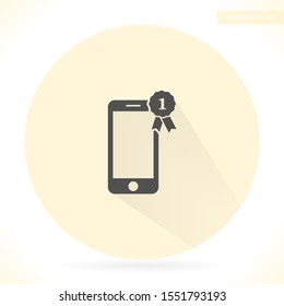 Pictograph of award vector icon , lorem ipsum Flat design