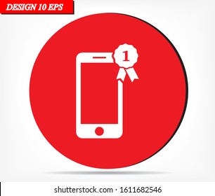 Pictograph of award vector icon , lorem ipsum Flat design
