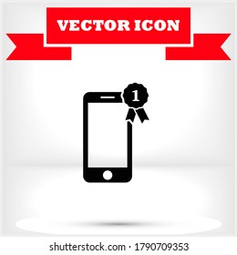 Pictograph of award vector icon , lorem ipsum Flat design