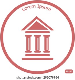 Pictograph of bank