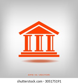 Pictograph of bank