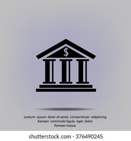 Pictograph of bank