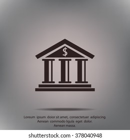 Pictograph of bank