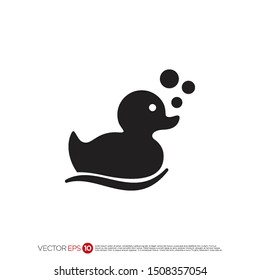 Pictograph of bath toys for template logo, icon, and identity vector designs.