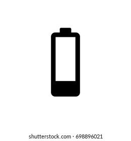 Pictograph of battery for template icon vector designs