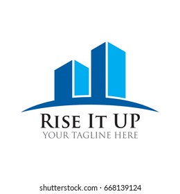 Pictograph of building for icon, logo and identity designs
