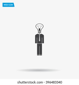 Pictograph of bulb concept