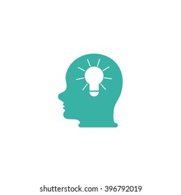 Pictograph of bulb concept