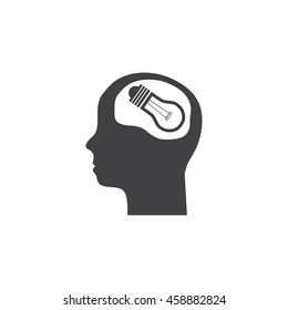 Pictograph Of Bulb Concept Icon Vector. 