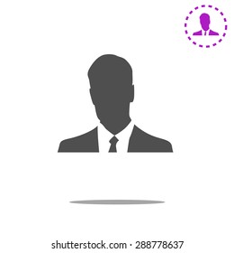 Pictograph of businessman