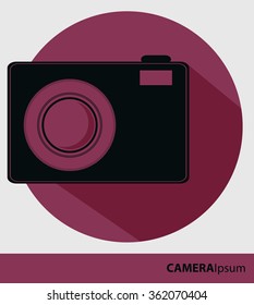 Pictograph of camera,Vector design