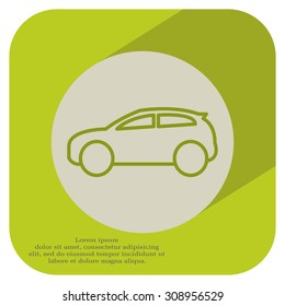 Pictograph of car