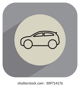 Pictograph of car