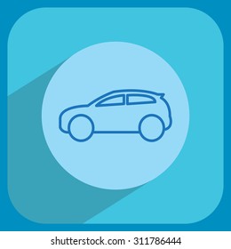 Pictograph of car