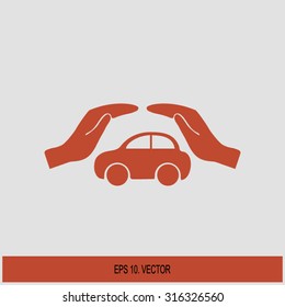 Pictograph of car