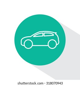 Pictograph of car