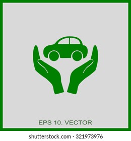 Pictograph of car