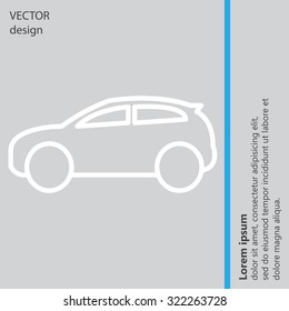 Pictograph of car