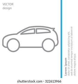 Pictograph of car