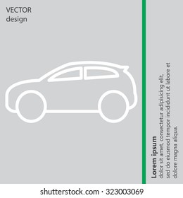 Pictograph of car