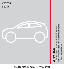 Pictograph of car