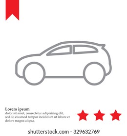 Pictograph of car