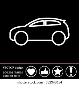 Pictograph of car