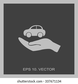 Pictograph of car
