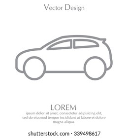 Pictograph of car