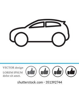 Pictograph of car