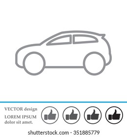 Pictograph of car