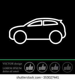 Pictograph of car