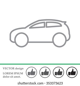 Pictograph of car