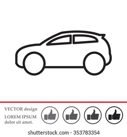 Pictograph of car