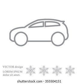 Pictograph of car