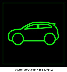 Pictograph of car