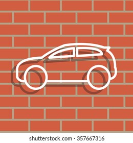 Pictograph of car