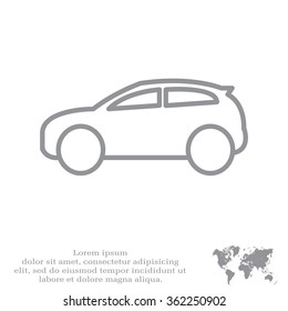 Pictograph of car