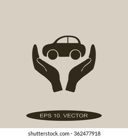 Pictograph of car