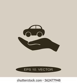 Pictograph of car