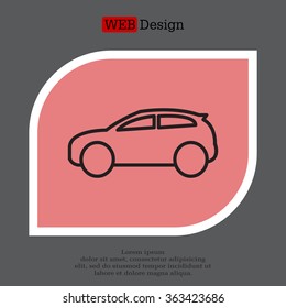 Pictograph of car