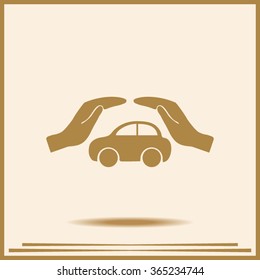 Pictograph of car