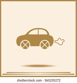 Pictograph of car